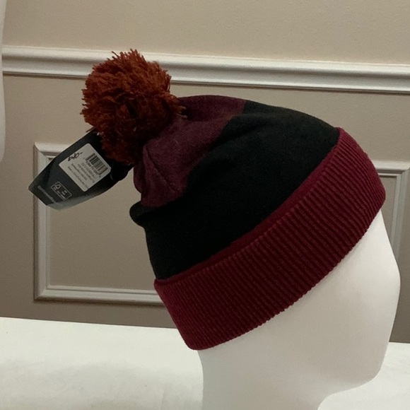 Black Diamond POM BEANIE - Bordeaux/blk - Picture 4 of 12